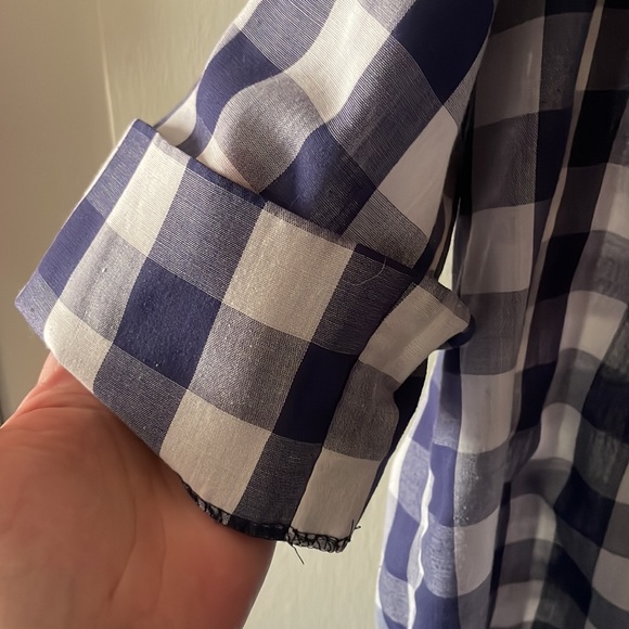 Teddi of California 80’s vintage checkered button blouse - Picture 5 of 10